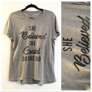 Zoe + Liv - she believed t-shirt